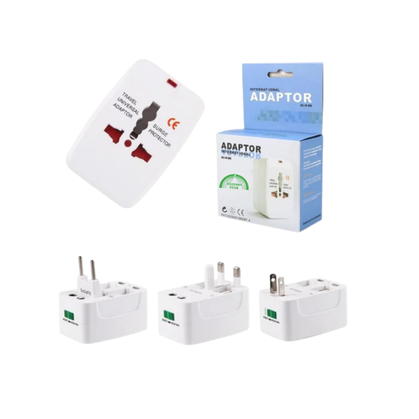 Universele Wereldstekker met Surge Protector – foto 3