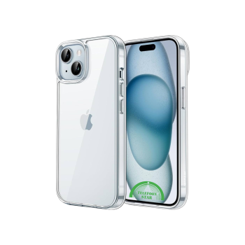 Transparant iPhone 15 Hoesje - Flexibel en Valbestendig