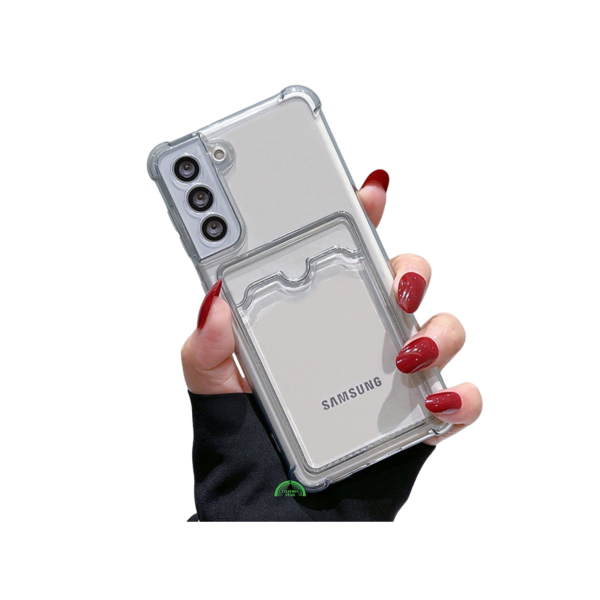 Samsung Hoesje met Pasjeshouder &ndash; Transparant &amp; Verstevigd – foto 3