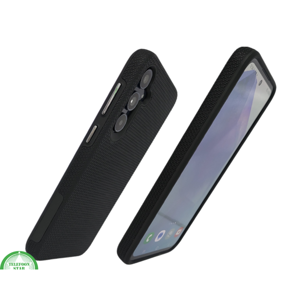 Zwart Hoesje voor Samsung &ndash; Antislip &amp; Schokbestendig – foto 3