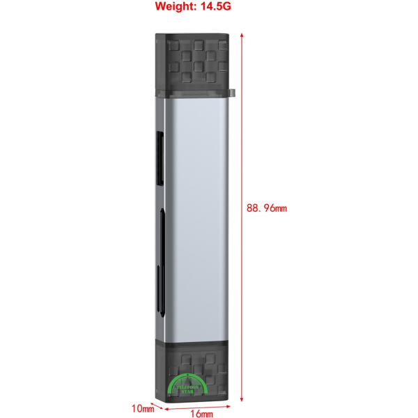 USB 2.0 Card Reader OTG en Hub &ndash; Alles-in-&eacute;&eacute;n Data Oplossing – foto 2
