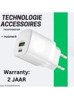 USB-C + USB-A Snellader &ndash; Power Delivery & Quick Charge 3.0 &ndash; 2-Poorts Wandadapter &ndash; Compact en Krachtig