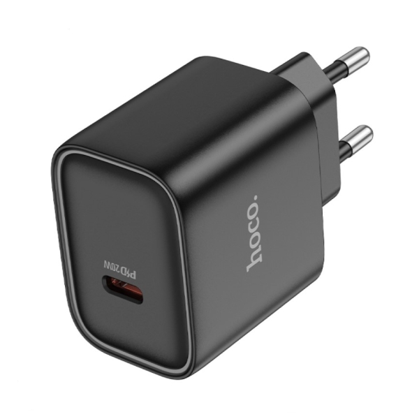 USB-C Oplader Zwart - 20W - Snel lader - Universeel – foto 3