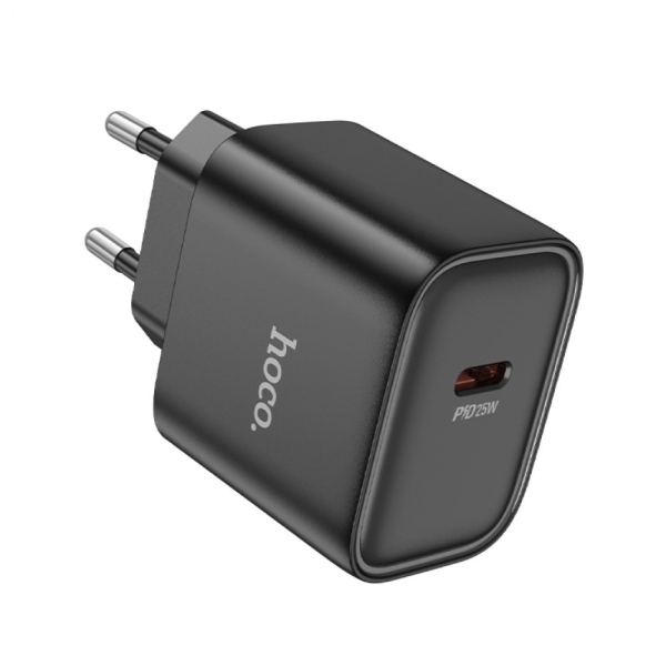 USB-C Oplader Zwart - Snel lader - 25W - Universeel – foto 2