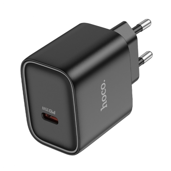 USB-C Oplader Zwart - Snel lader - 25W - Universeel – foto 3