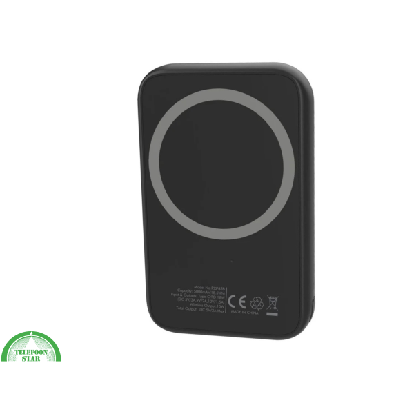 Telefoonstar PowerGrip 5000 &ndash; Draadloze Magnetische Powerbank met USB-C | Voor Smartphones &amp; Tablets – foto 4