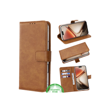 Xiaomi Redmi 15 5G &ndash; Bruin Bookcase Hoesje