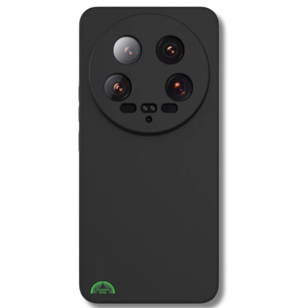 Hoesje Xiaomi 14 Ultra &ndash; Zwart Siliconen Softcase met Camera Bescherming – foto 2