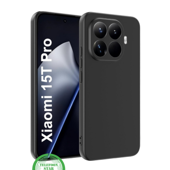 Xiaomi 15T Pro &ndash; Zwart Soft-Touch Hoesje