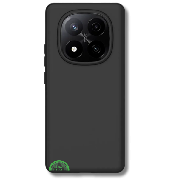Hoesje Xiaomi Redmi 14 Pro Zwart Softcase met Camera Bescherming – foto 2