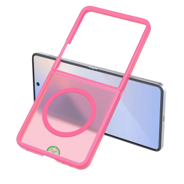 Hoesje voor Samsung Z Flip 7 FE Rose Guard Frosted Armor Case – foto 4