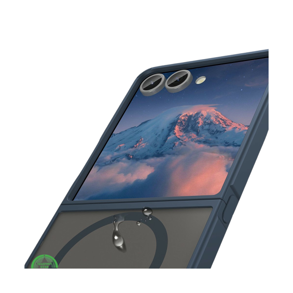 Samsung Galaxy Z Flip 7 Hoesje Bluwe Ondersteuning voor draadloos opladen – foto 4
