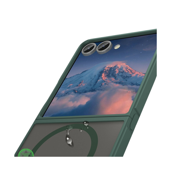Samsung Galaxy Z Flip 7 Hoesje Groen Stijlvolle uitstraling Stijl en Functionaliteit – foto 2