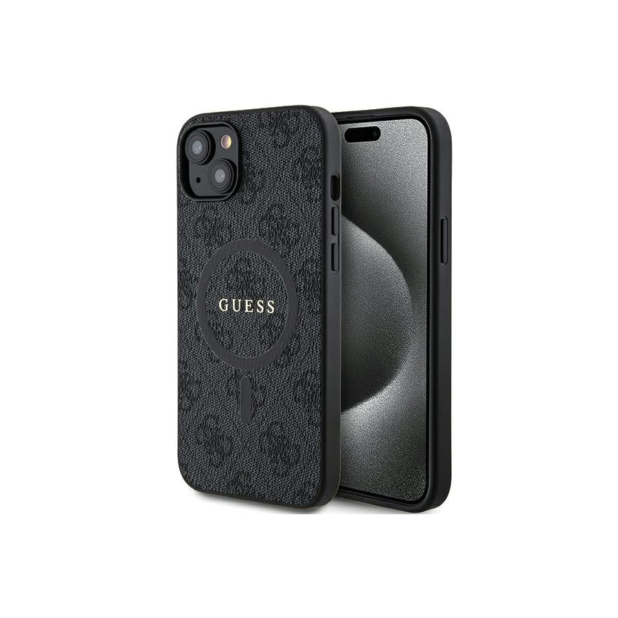 iPhone 15 MagSafe Hoesje | Guess Hoesje | Zwart