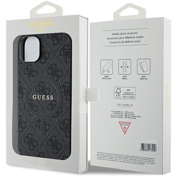iPhone 15 MagSafe Hoesje | Guess Hoesje | Zwart – foto 5