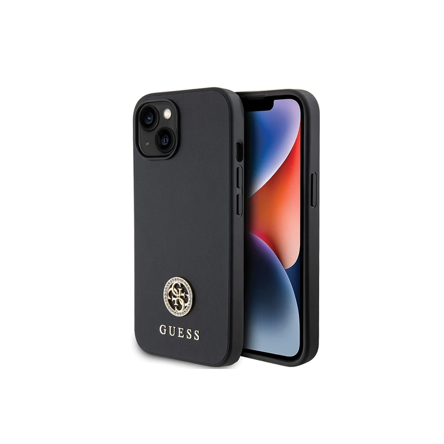 iPhone 15 Hardcase | Guess Backcover | Zwart