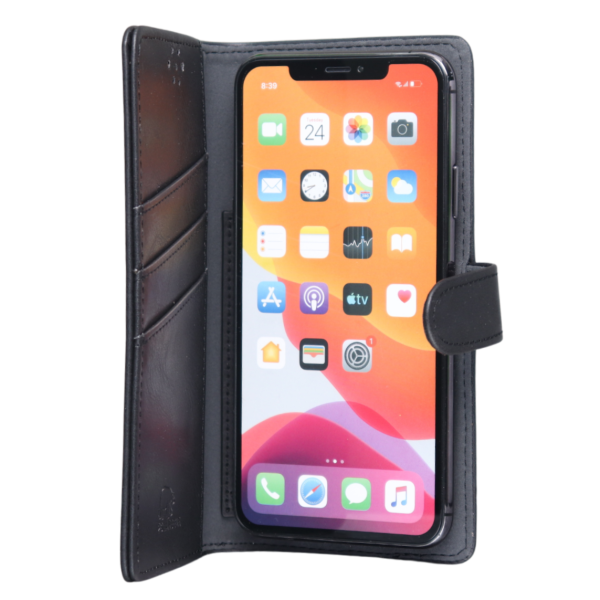 Xiaomi Redmi Note 13 Bookcase Hoesje Leer PU Zwart – foto 2