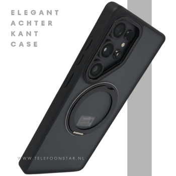 Samsung Galaxy S25 Edge Zwart Hoesje Schokbestendige Backcover MagSafe