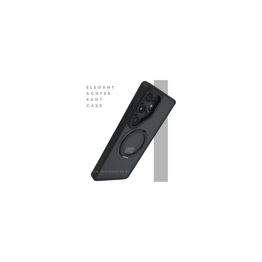 Samsung Galaxy S25 Edge Zwart Hoesje Schokbestendige Backcover MagSafe
