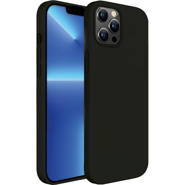 iPhone 13 Hoesje Siliconen Case Back Cover Hoes Zwart - iPhone 13 Hoesje Cover Hoes Siliconen – foto 6