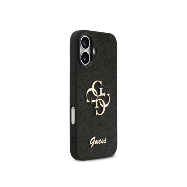 Guess Zwart Glitter Hoesje &ndash; met Gouden Logo &amp; Stijlvolle Bescherming – foto 2
