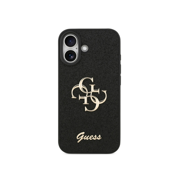 Guess Zwart Glitter Hoesje &ndash; met Gouden Logo &amp; Stijlvolle Bescherming – foto 3