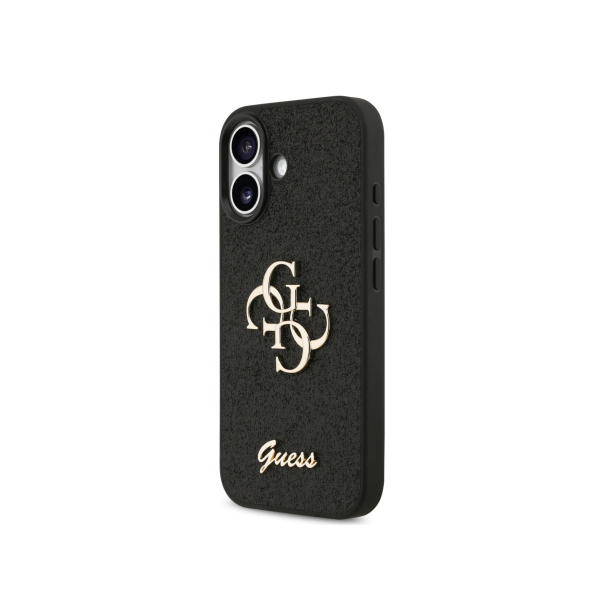 Guess Zwart Glitter Hoesje &ndash; met Gouden Logo &amp; Stijlvolle Bescherming – foto 4