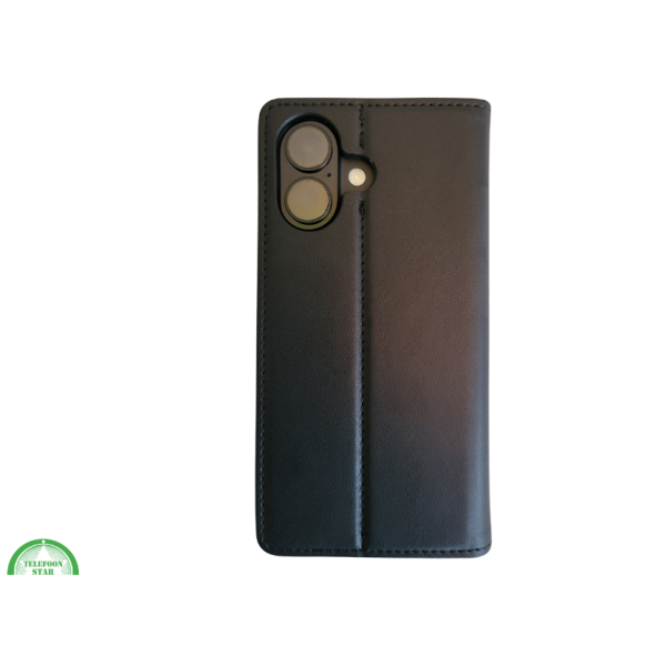 Flip Case Boek Zwart Luxe Klaphoes met 3 Pashouders voor iPhone 16 Plus – foto 6